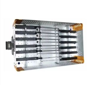 Microsect Reusable Manual Curette Kit 12pcs <b>Surgical</b> Curettes Tray Stainless Steel Orthopedic Medical <b>Instruments</b> CE Certified - Product Image 2