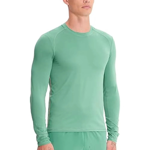 Chemise de compression en gros à manches longues, jersey uni, sous-vêtement de sport, sous-couche athlétique, sous-vêtement d'infirmière pour hommes - Product Image 1
