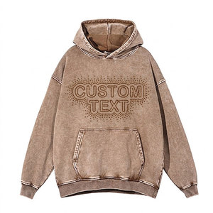 Sweat-shirts à capuche pour hommes style urbain avec strass, confortables et chauds, idéaux pour la mode de rue et la vie nocturne - Product Image 1