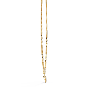 <b>Choker</b> Necklace Featuring a Brilliant Fringe Dangle Drop Pattern Round Cut Lab Grown Diamond 10K 14K 18K Yellow <b>Gold</b> Necklace - Product Image 2