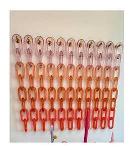 Handforge Global Impex Premium Resin Vertical Wall Decor <b>Macrame</b> Multi-piece Hanging Chain Modern Interior Decoration Christmas - Product Image 4