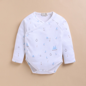 Combinaison Kimono en Bambou Biologique de Qualité Supérieure avec Élasthanne - Imprimé Sail Away - Product Image 1