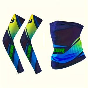 Conjunto de Mascarilla y Mangas Protectoras UV 3 en 1 para Ciclismo y Deportes de Verano, Estilo Nuevo - Product Image 4