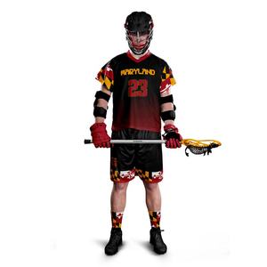 Uniforme de crosse par Sublimation personnalisé de haute qualité/nouveau Design, Logo Acceptable, maillots et Shorts - Product Image 6