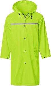 High Visibility Coated Spring Polyester Industrial <b>Worker</b> Safety <b>Jacket</b> Waterproof Breathable Customizable security rain <b>jacket</b> - Product Image 3