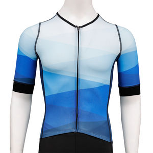 ชุดแข่งไตรกีฬาแขนสั้นระบายอากาศได้ดี พร้อมกางเกงขาสั้นแบบ Bibi และเสื้อเจอร์ซีย์  พร้อมคุณสมบัติความสบายในการสวมใส่ - Product Image 4