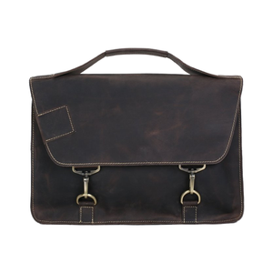 Sac d'ordinateur portable en cuir véritable de qualité supérieure avec un design élégant du fournisseur indien - Product Image 1