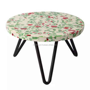 Luxury Manufacturer's Hot Selling Terrazzo Resin Cake Stand for Dessert Cake Sweet Display & Decorative Purpose - Product Image 5