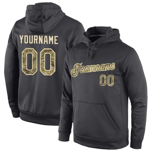 เสื้อฮู้ดดี้แบบสวมหัวลายพรางแอนทราไซต์แบบสปอร์ต ดีไซน์ใหม่ ตัดเย็บตามสั่ง สำหรับขายส่งโดยตรงจากโรงงาน - Product Image 1