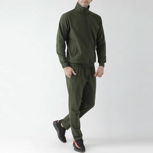 Men's Winter Fleece Tracksuit High Quality Custom Logo Sportswear Tracksuit Breathable Fabric New Fashion Design Sweatsuit - Product Image 1