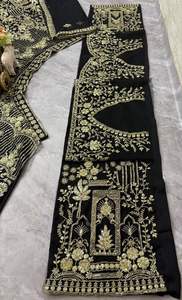 ชุดเลเฮนกาโชลีผ้าเน็ตเนื้อนุ่มคุณภาพพรีเมียม ดีไซน์ทันสมัย ตกแต่งด้วยเลื่อมแบบอินเดีย-ปากีสถาน ผ้าแคนแคน ผ้าปาตตา เหมาะสำหรับฤดูร้อน ความยาวคลุมถึงพื้น - Product Image 6