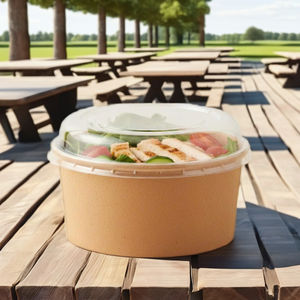 Boîte ronde en carton écologique recyclable avec poignée et fermeture magnétique, logo personnalisé, services OEM/ODM, directement de l'usine - Product Image 1