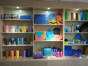 Xách tay rắn sóc-răng EVA bọt lăn cho tập thể dục Yoga tập thể dục lưỡi liềm cột dính trục massage công cụ cơ bắp thư giãn - Product Image 6