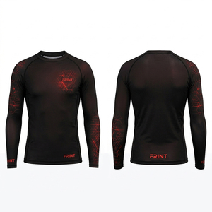 Camiseta de Compresión Deportiva de Manga Corta para Hombre, Secado Rápido, Poliéster, Tallas S M L XL 2XL 3XL, para Natación, Running, Gimnasio, Sublimación, OEM, ODM - Product Image 4