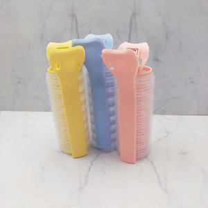 โรลม้วนผมพลาสติกสีชมพูน่ารัก ไม่ใช้ความร้อน ช่วยเพิ่มวอลลุ่มและจัดทรงผมได้ - Product Image 6