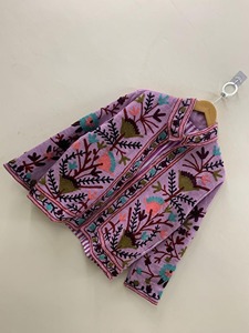 Veste florale brodée bohème, veste de printemps pour femmes grandes tailles, veste courte en coton - Product Image 2