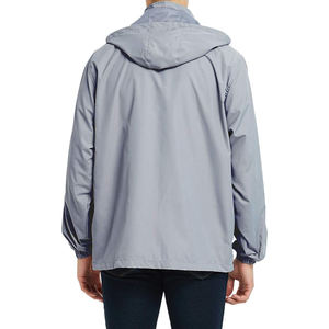 Chaqueta Cortavientos con Capucha de la Mejor Calidad, Clásica y Moderna, para Hombre, Invierno, Impermeable, Transpirable, de Nailon, con Cierre Frontal, Venta al Por Mayor - Product Image 5
