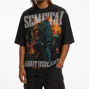 Camisetas de Verano de Manga Corta al por Mayor para Hombre, Cuello Redondo, Tejido de Punto con Pedrería, Alta Calidad, OEM - Product Image 5