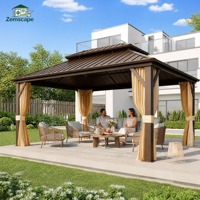 Pergola bioclimatique motorisée rétractable en aluminium haut de gamme pour jardin, patio, abri de voiture et auvents