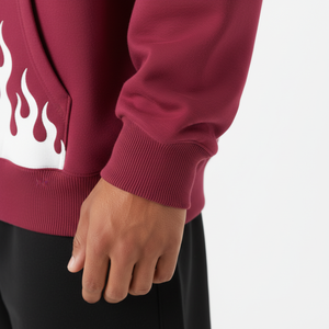 Sudadera con Capucha de Diseño de Alta Calidad, Estilo Urbano, de Mezclilla, con Estampado Sólido, Holgada, para Invierno, de Algodón - Product Image 5