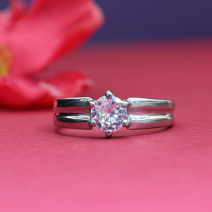 Anillo Solitario de Plata Estilo Rajastaní, Diseño Ajustable, Plata de Ley 925, Joyería para Mujeres y Niñas, para Usar en Bodas - Product Image 3