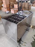 Livraison gratuite en Afrique taxes incluses 1 tonne par jour machine à glace en bloc/machine à fabriquer des blocs de glace/machine à fabriquer des blocs de glace