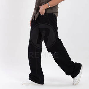 Pantalones vaqueros holgados de alta calidad, pantalones vaqueros holgados informales, pantalones vaqueros holgados a bajo precio para venta en línea, hechos en Pakistán - Product Image 2