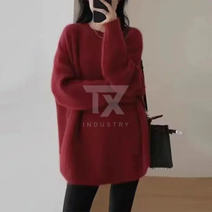 Autumn Fashion Elegant Solid-Color Women's <b>Turtle</b> <b>Neck</b> Knitwear Fitted Long-Sleeve Streetwear Zipper Closure Cardigan Office - Product Image 6