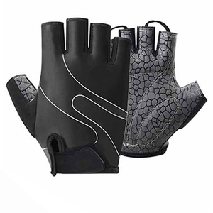 Gants de cyclisme en microfibre véritable, respirants avec dos en maille aérée, équipement haut de gamme, gants de vélo avec grip en silicone texturé pour la conduite décontractée - Product Image 5