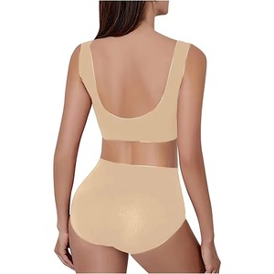 Maillot de bain bikini tendance deux pièces pour femme, motif écossais, design triangle sexy, séchage rapide, respirant, léger, plage, fabricant OEM personnalisé - Product Image 3