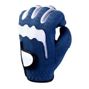 Gant de golf en peau de bœuf à ajustement confortable avec sangle réglable et surface de préhension texturée pour utilisation sur le terrain, couleur personnalisée, vente en gros - Product Image 6