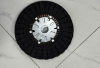 Disque abrasif noir 2*16 pouces, haute dureté, emballé sous film, roue de polissage OEM pour des finitions lisses et brillantes