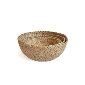 ตะกร้าสานปอกระเจา/ป่านศรนารายณ์สำหรับตกแต่งบ้าน - Product Image 4