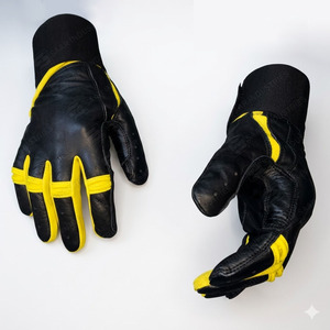 Guantes de Bateo de Béisbol de Cuero Vacuno Personalizados de Primera Calidad, Color Personalizado, Ligeros, Ambidiestros, Cierre de Velcro - Product Image 6