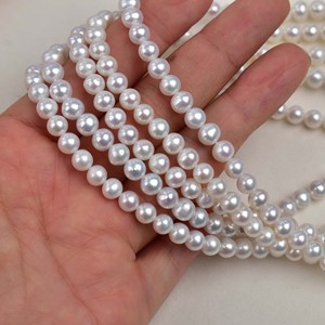 High Quality 5-6mm <b>Candy</b> Color Natural Freshwater Pearl Semi-Finished <b>Necklaces</b> Wenchi Brand China Wholesale Supply - Product Image 3