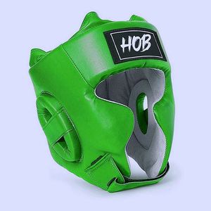 Protector de Cabeza para Boxeo, Rojo y Negro, Cuero PU, Cierre de Hebilla, Unisex, Casco Deportivo para Adultos - Product Image 3