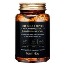 Farmstay 24K Gold Peptide Solution Prime Ampoule 1 pz 250ml Antietà Viso Prezzo Scontato - Product Image 1