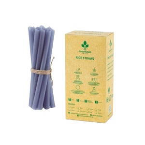 Eco Friendly Rice <b>Straws</b> Sustainable Drinking <b>Straws</b> for Restaurants Cafes Beverage Brands and Green Packaging Supply - Product Image 6