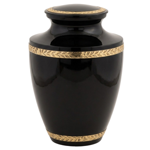 Urnas funerarias de latón para adultos con grabado dorado, urnas funerarias de metal con acabado en color blanco para cenizas humanas, urnas conmemorativas. - Product Image 2