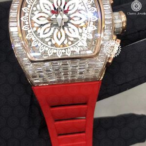 Montre mécanique analogique de luxe pour homme Charm Jewells, en acier inoxydable, verre cristal, cadran carré de 40 mm, étanche 10 bars - Product Image 3