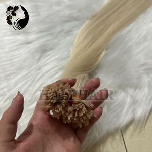 Vietnamien Y Tip 100% Extensions de cheveux humains droits kératine pré-collée Texture douce résistante à la chaleur livraison rapide pour les Salons - Product Image 3