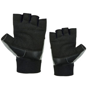 Gants de sport unisexes demi-doigts en cuir respirant pour fitness et musculation, prix abordable avec personnalisation - Product Image 5