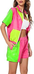 Ensemble coupe-vent respirant de qualité supérieure avec logo personnalisé, veste coupe-vent et pantalon à motif uni - Product Image 3