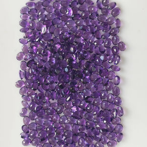 Ametista Africana Natural Púrpura, Corte Ovalado de 4x3MM, Gema Suelta de la Mejor Calidad, Gemas Red Mountain para Joyería - Product Image 3
