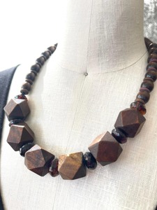 Collier en bois de qualité supérieure, robuste, couleur unie, personnalisable, vente en gros directe usine - Product Image 2