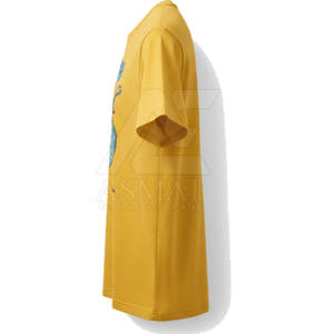 Camiseta Gráfica Transpirable de Algodón para Hombre, Camiseta de Manga Corta con Transferencia Térmica, Impresión DTF, Camiseta Informal de Algodón Suave - Product Image 5