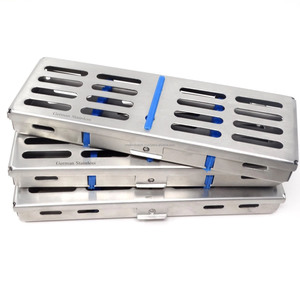 กล่องใส่ถาดฆ่าเชื้อสำหรับอุปกรณ์ทันตกรรม 5 ชิ้น ทำจากสแตนเลส ได้รับการรับรองมาตรฐาน CE สำหรับใช้งานทางทันตกรรมระดับมืออาชีพ คู่มือการใช้งาน OEM - Product Image 2