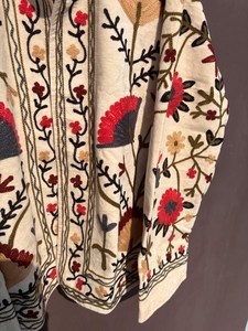 <b>Women</b> <b>Velvet</b> Embroidered Breathable Quilted Jacket Indian Ethnic Suzani Boho Winter <b>Coat</b> - Product Image 6