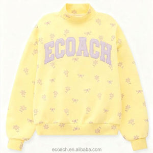 Sudadera negra con cuello alto para mujer, de punto, de manga larga, para otoño, corte regular - Product Image 3