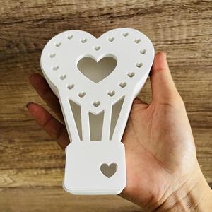 Love Heart Hot Air Balloon Light Ambience Light Gypsum <b>Resin</b> <b>Silicone</b> Mold - Product Image 4